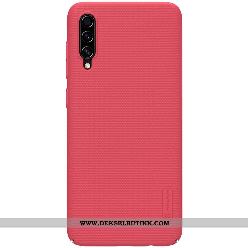 Deksel Samsung Galaxy A70 Tynne Lette Nubuck Blå, Etui Samsung Galaxy A70 Beskyttelse Tilbud