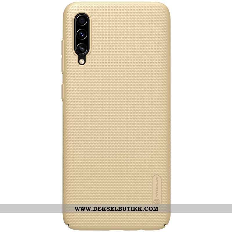 Deksel Samsung Galaxy A70 Tynne Lette Nubuck Blå, Etui Samsung Galaxy A70 Beskyttelse Tilbud