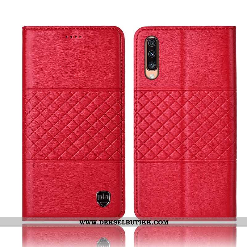 Deksel Samsung Galaxy A70s Beskyttelse Etui Mobiltelefon Grid Svart, Samsung Galaxy A70s Skinndeksel