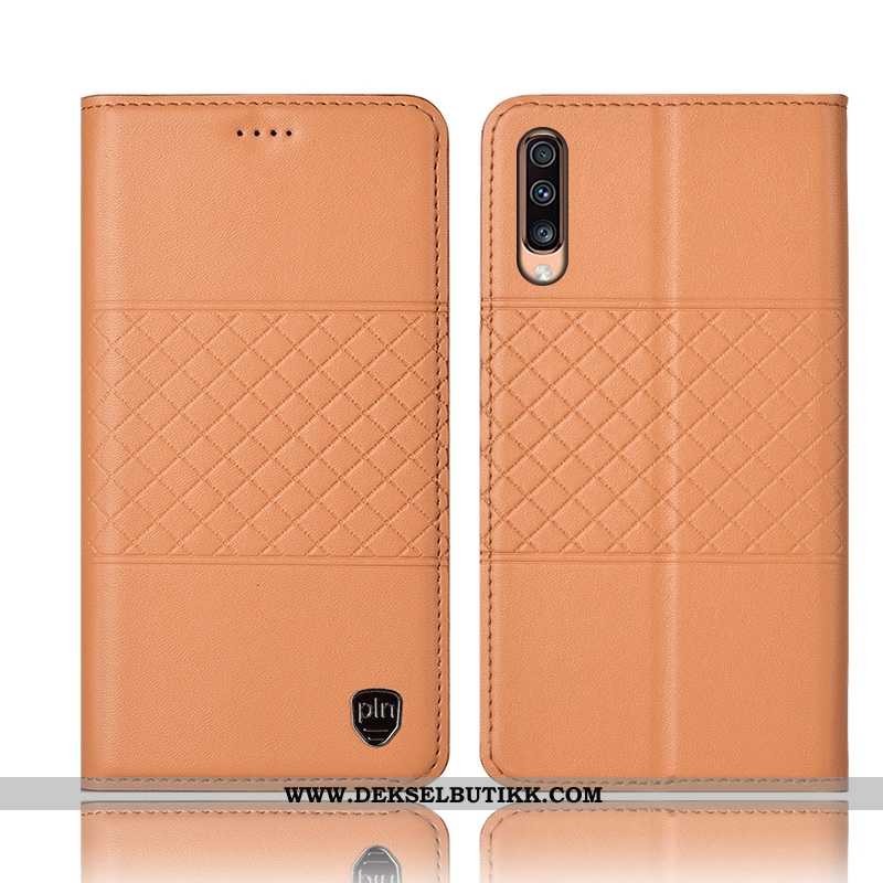 Deksel Samsung Galaxy A70s Beskyttelse Etui Mobiltelefon Grid Svart, Samsung Galaxy A70s Skinndeksel