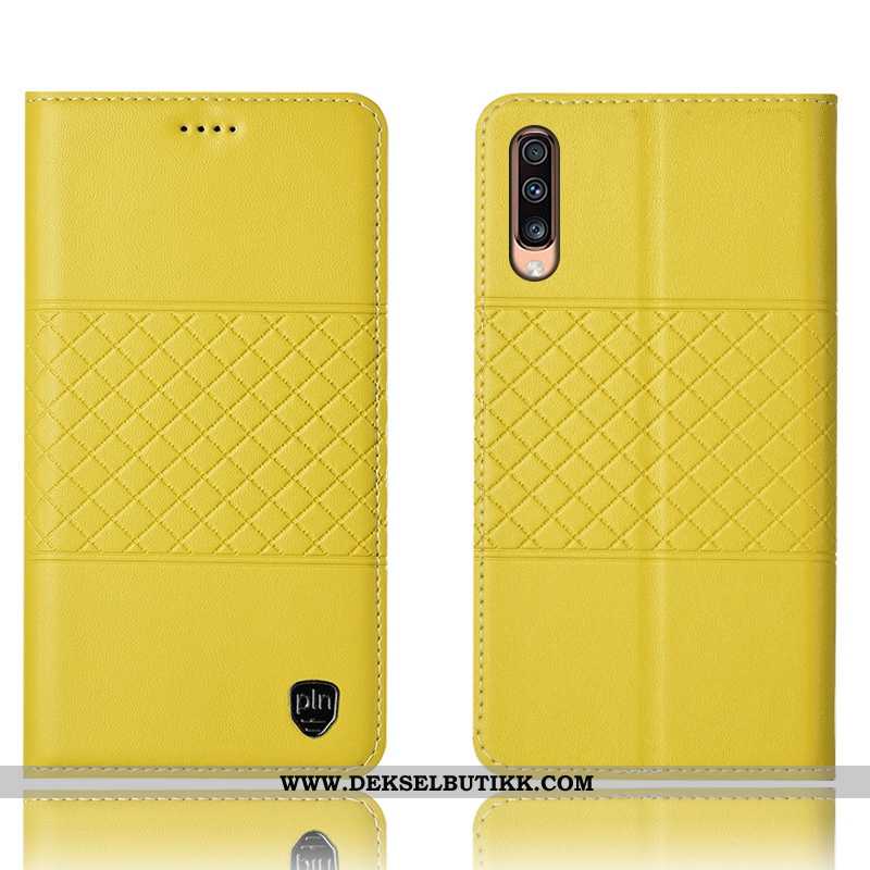 Deksel Samsung Galaxy A70s Beskyttelse Etui Mobiltelefon Grid Svart, Samsung Galaxy A70s Skinndeksel