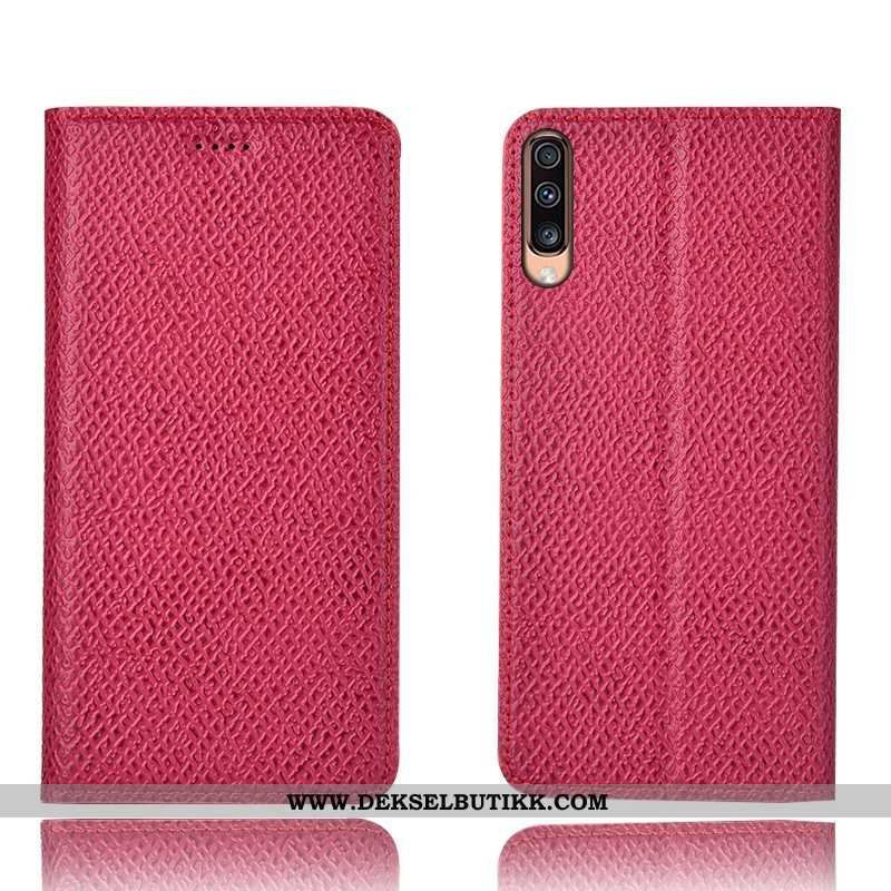 Deksel Samsung Galaxy A70s Skinndeksel Beskyttelse Folio Mobiltelefon Svart, Etui Samsung Galaxy A70