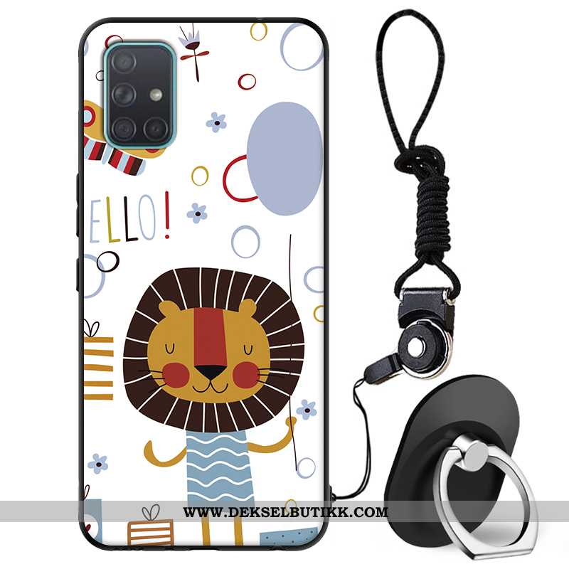 Deksel Samsung Galaxy A71 Cartoon Tilpass Av Personlighet Anti-fall Blå, Etui Samsung Galaxy A71 Vak