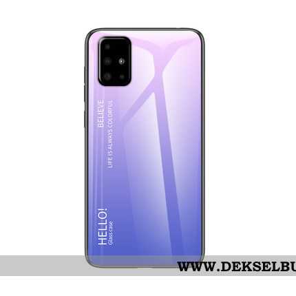 Deksel Samsung Galaxy A71 Glass Etui Myke Lilla, Samsung Galaxy A71 Trend Billig