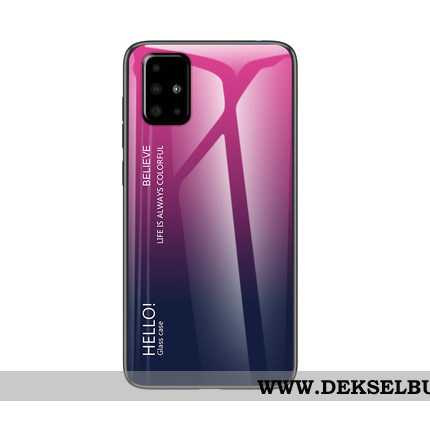 Deksel Samsung Galaxy A71 Glass Etui Myke Lilla, Samsung Galaxy A71 Trend Billig