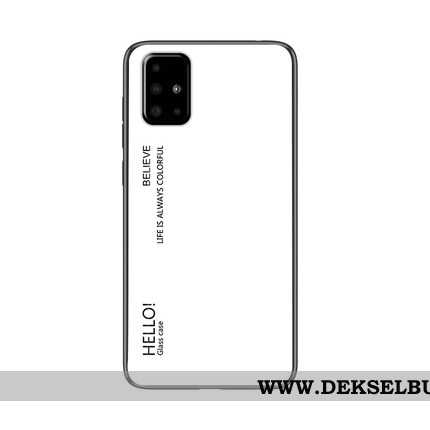 Deksel Samsung Galaxy A71 Glass Etui Myke Lilla, Samsung Galaxy A71 Trend Billig