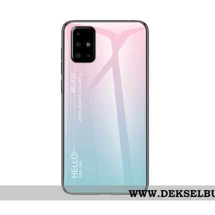 Deksel Samsung Galaxy A71 Glass Etui Myke Lilla, Samsung Galaxy A71 Trend Billig