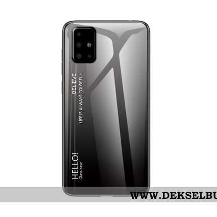 Deksel Samsung Galaxy A71 Glass Etui Myke Lilla, Samsung Galaxy A71 Trend Billig