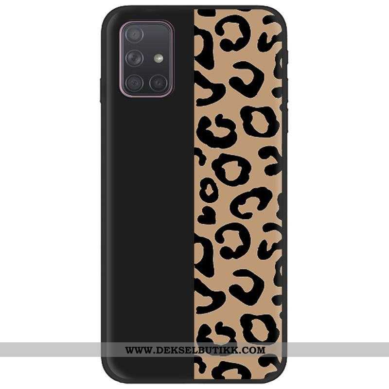 Deksel Samsung Galaxy A71 Nubuck Svart Varmt Salg Mobiltelefon Grønn, Etui Samsung Galaxy A71 Kreati