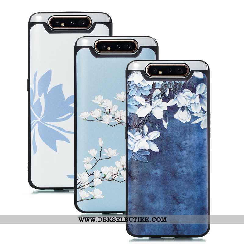 Deksel Samsung Galaxy A80 Cartoon Mobiltelefon Stjernene Blå, Etui Samsung Galaxy A80 Trend Tilbud