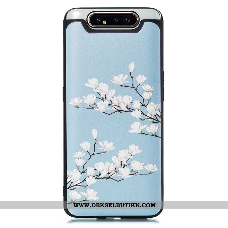 Deksel Samsung Galaxy A80 Cartoon Mobiltelefon Stjernene Blå, Etui Samsung Galaxy A80 Trend Tilbud