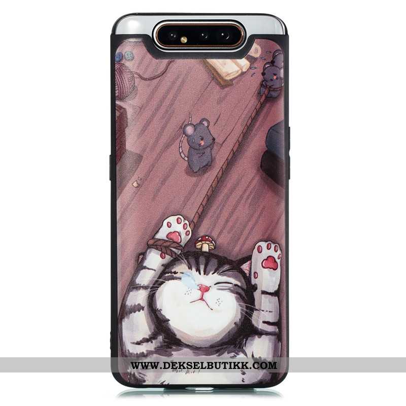 Deksel Samsung Galaxy A80 Cartoon Mobiltelefon Stjernene Blå, Etui Samsung Galaxy A80 Trend Tilbud