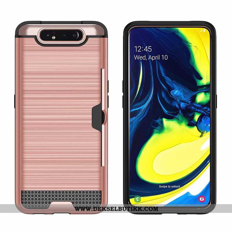 Deksel Samsung Galaxy A80 Kreativ Kort Mobiltelefon Stjernene Svart, Etui Samsung Galaxy A80 Beskytt