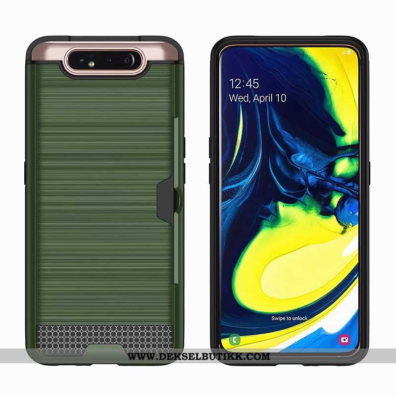 Deksel Samsung Galaxy A80 Kreativ Kort Mobiltelefon Stjernene Svart, Etui Samsung Galaxy A80 Beskytt