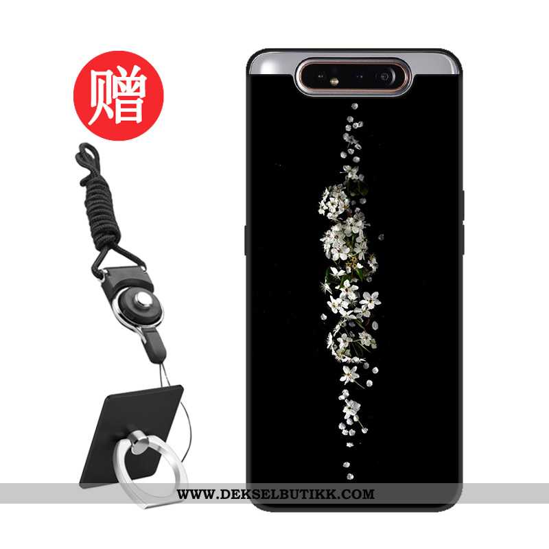 Deksel Samsung Galaxy A80 Silikon Tempe~~pos Mønster Rød, Etui Samsung Galaxy A80 Beskyttelse Tilbud