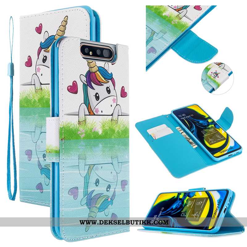 Deksel Samsung Galaxy A80 Skinndeksel Mobiltelefon Rosa, Etui Samsung Galaxy A80 Beskyttelse Billige