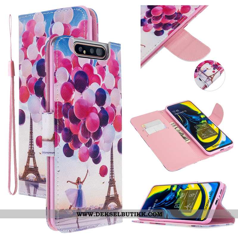 Deksel Samsung Galaxy A80 Skinndeksel Mobiltelefon Rosa, Etui Samsung Galaxy A80 Beskyttelse Billige