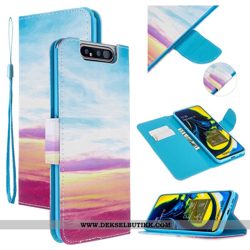 Deksel Samsung Galaxy A80 Skinndeksel Mobiltelefon Rosa, Etui Samsung Galaxy A80 Beskyttelse Billige