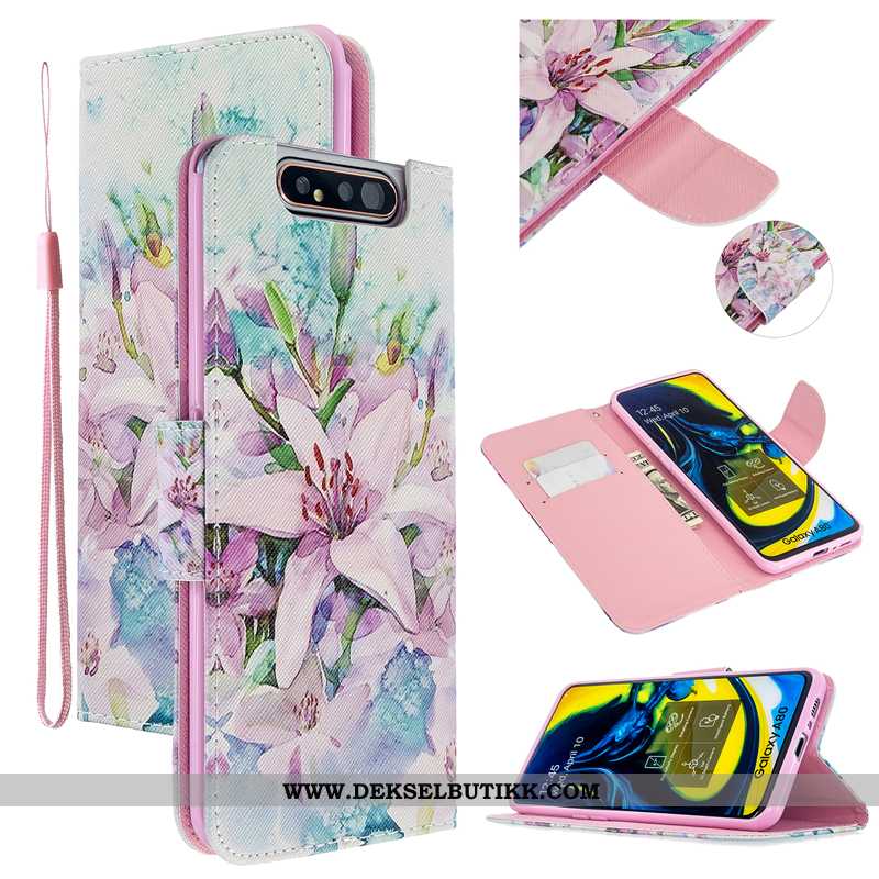 Deksel Samsung Galaxy A80 Skinndeksel Mobiltelefon Rosa, Etui Samsung Galaxy A80 Beskyttelse Billige