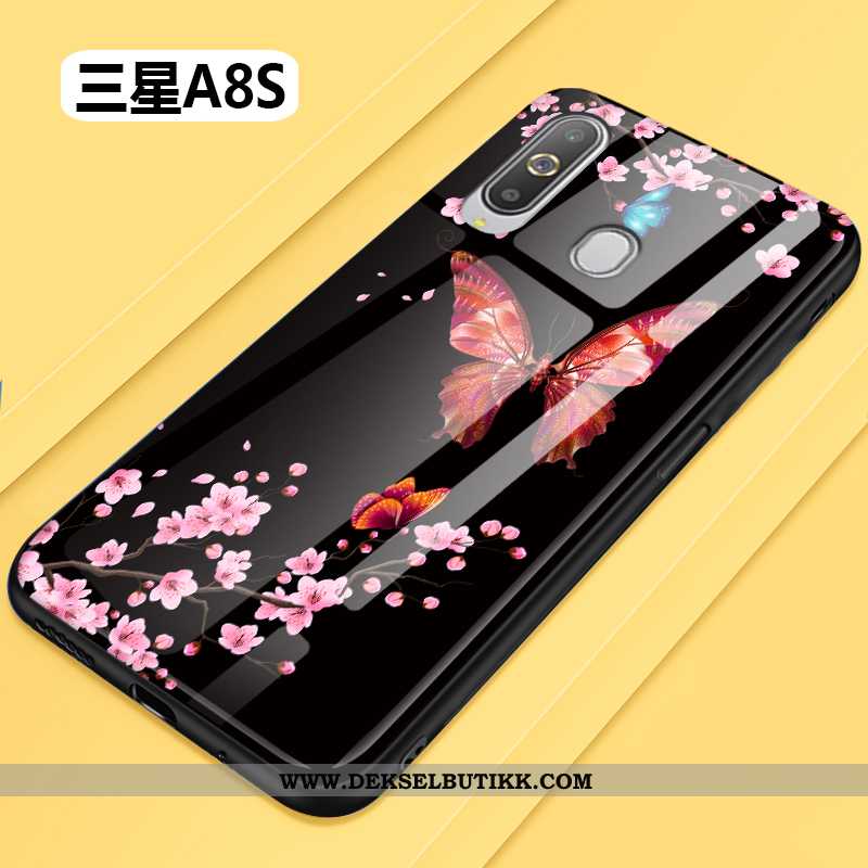 Deksel Samsung Galaxy A8s Beskyttelse Myke Etui Enkel Svart, Samsung Galaxy A8s Glass Billige