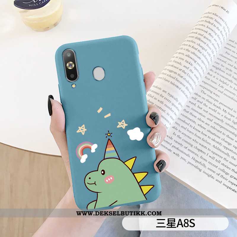 Deksel Samsung Galaxy A8s Cartoon Av Personlighet Mobiltelefon Blå, Etui Samsung Galaxy A8s Myke Til