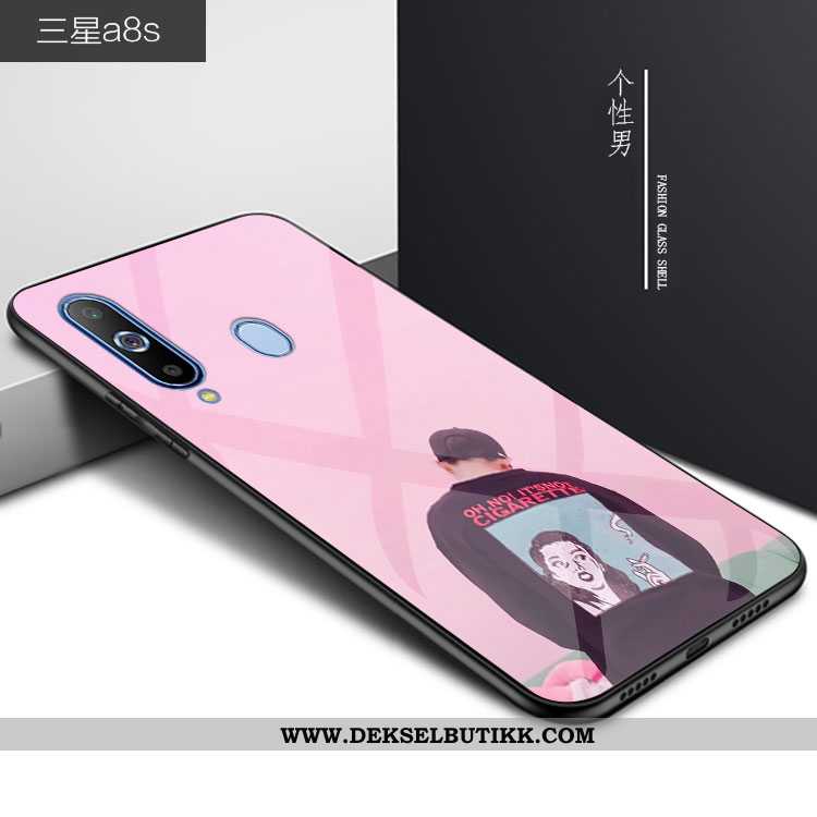 Deksel Samsung Galaxy A8s Cartoon Mobiltelefon Anti-fall Etui Blå, Samsung Galaxy A8s Beskyttelse Bu