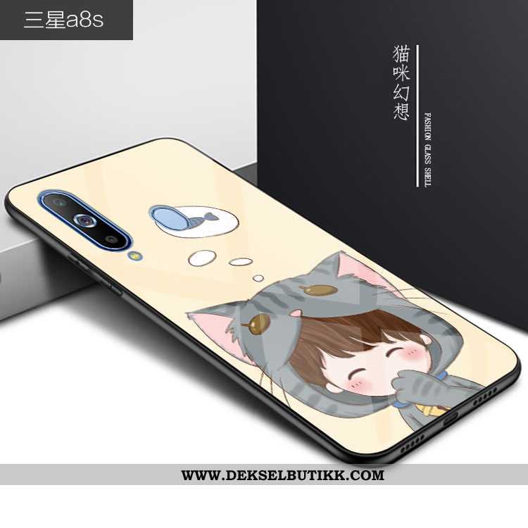 Deksel Samsung Galaxy A8s Cartoon Mobiltelefon Anti-fall Etui Blå, Samsung Galaxy A8s Beskyttelse Bu