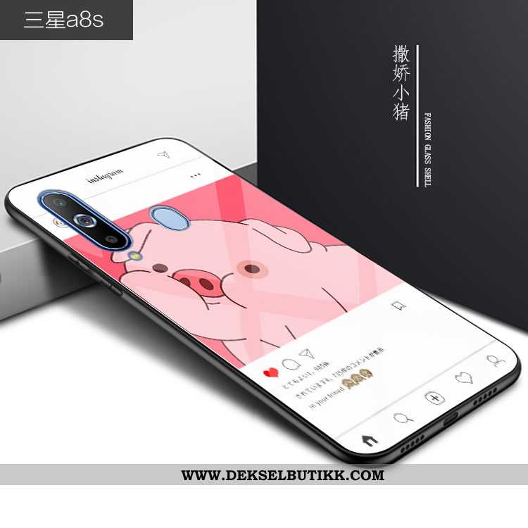 Deksel Samsung Galaxy A8s Cartoon Mobiltelefon Anti-fall Etui Blå, Samsung Galaxy A8s Beskyttelse Bu