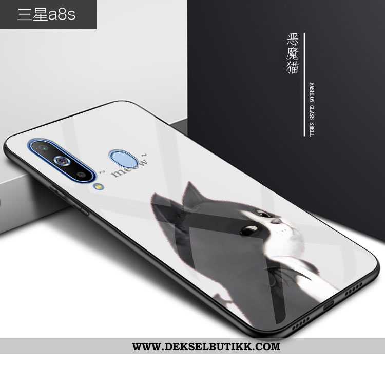 Deksel Samsung Galaxy A8s Cartoon Mobiltelefon Anti-fall Etui Blå, Samsung Galaxy A8s Beskyttelse Bu