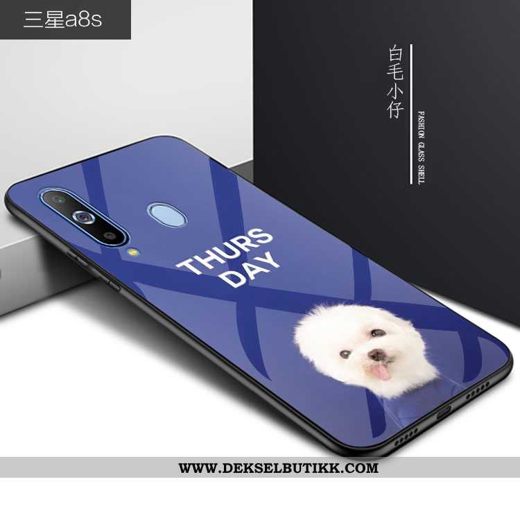 Deksel Samsung Galaxy A8s Cartoon Mobiltelefon Anti-fall Etui Blå, Samsung Galaxy A8s Beskyttelse Bu