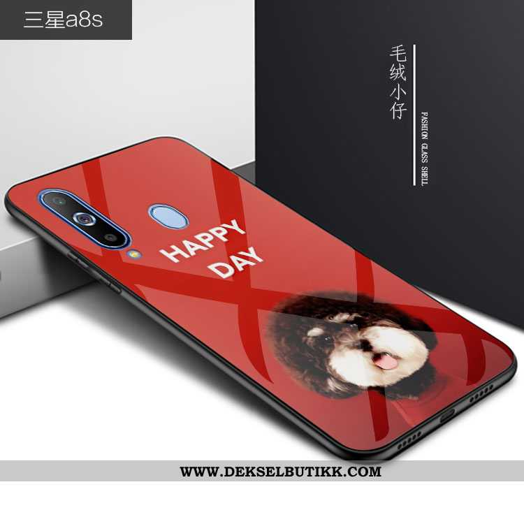 Deksel Samsung Galaxy A8s Cartoon Mobiltelefon Anti-fall Etui Blå, Samsung Galaxy A8s Beskyttelse Bu