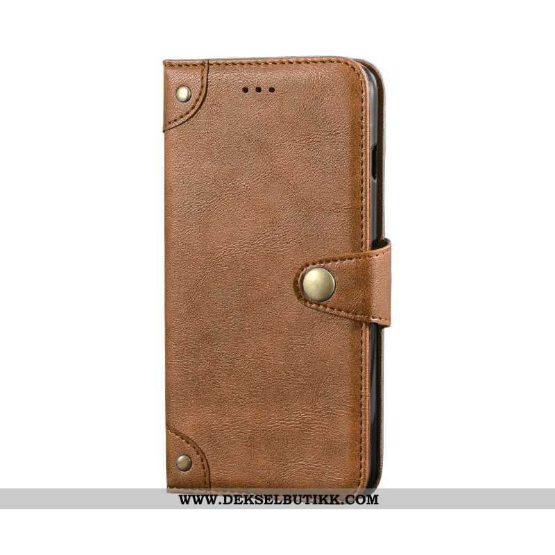 Deksel Samsung Galaxy A8s Silikon Anti-fall Myke Etui Khaki, Samsung Galaxy A8s Beskyttelse Billige