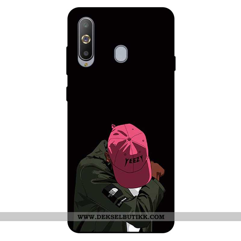 Deksel Samsung Galaxy A8s Silikon Anti-fall Tilpass Rosa, Etui Samsung Galaxy A8s Myke Billig