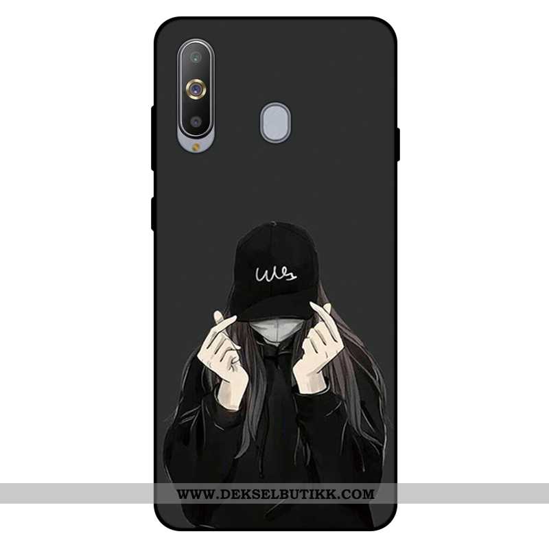 Deksel Samsung Galaxy A8s Silikon Anti-fall Tilpass Rosa, Etui Samsung Galaxy A8s Myke Billig