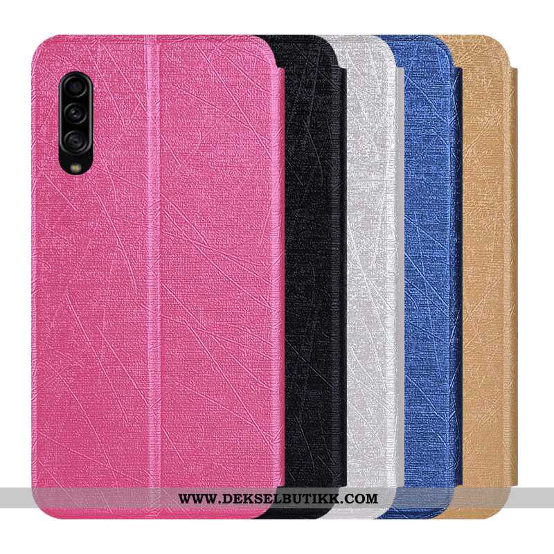 Deksel Samsung Galaxy A90 5g Beskyttelse Stjernene Folio Etui Rosa, Samsung Galaxy A90 5g Skinndekse