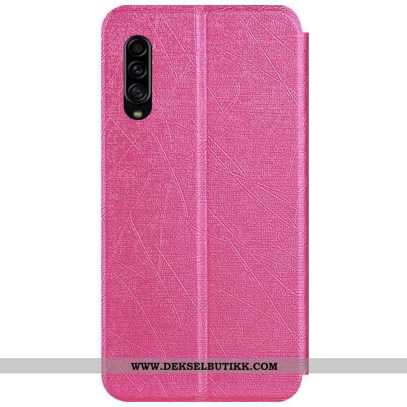 Deksel Samsung Galaxy A90 5g Beskyttelse Stjernene Folio Etui Rosa, Samsung Galaxy A90 5g Skinndekse