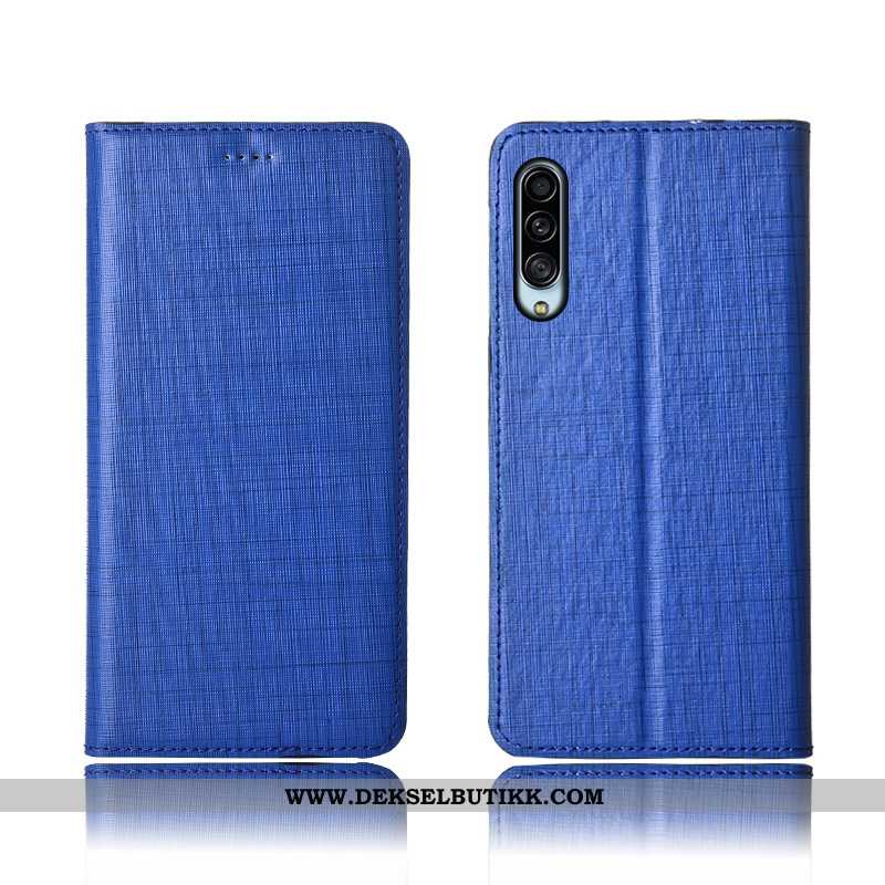 Deksel Samsung Galaxy A90 5g Skinn Anti-fall Beskyttelsedeksel Rød, Etui Samsung Galaxy A90 5g Myke 