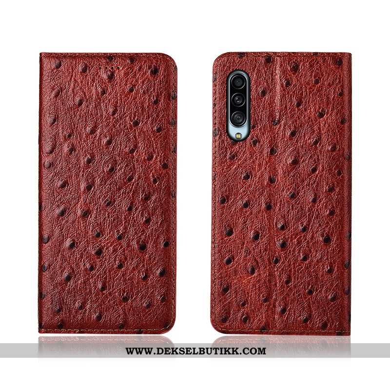 Deksel Samsung Galaxy A90 5g Skinndeksel Nye Silikon Brun, Etui Samsung Galaxy A90 5g Nubuck Billig