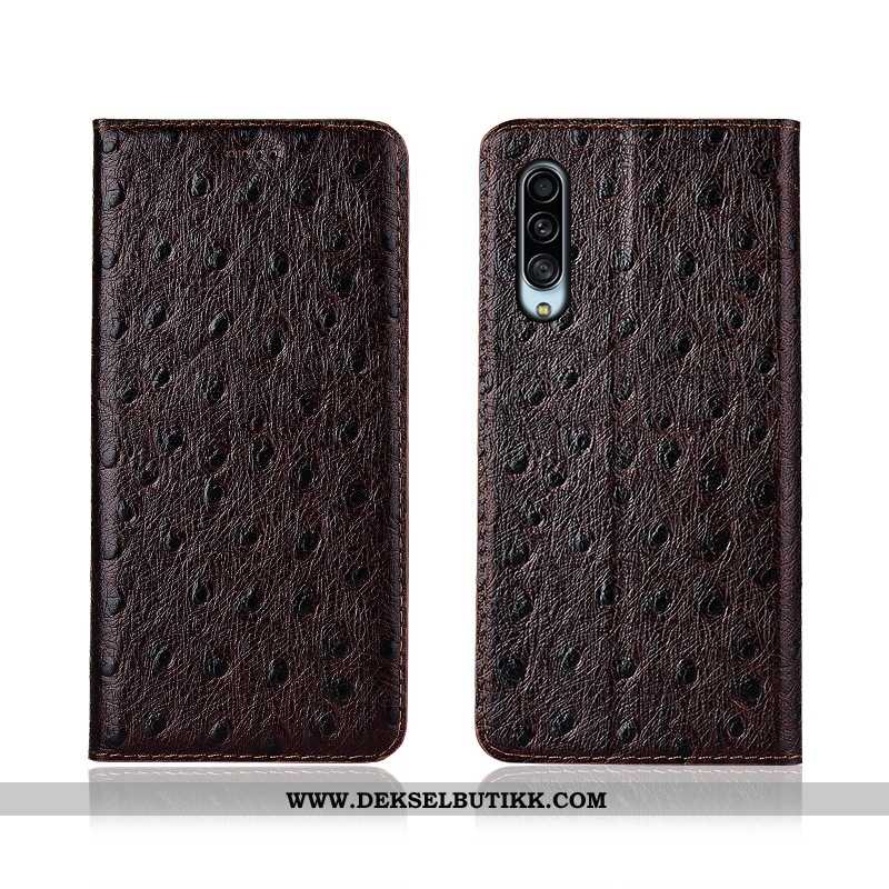 Deksel Samsung Galaxy A90 5g Skinndeksel Nye Silikon Brun, Etui Samsung Galaxy A90 5g Nubuck Billig