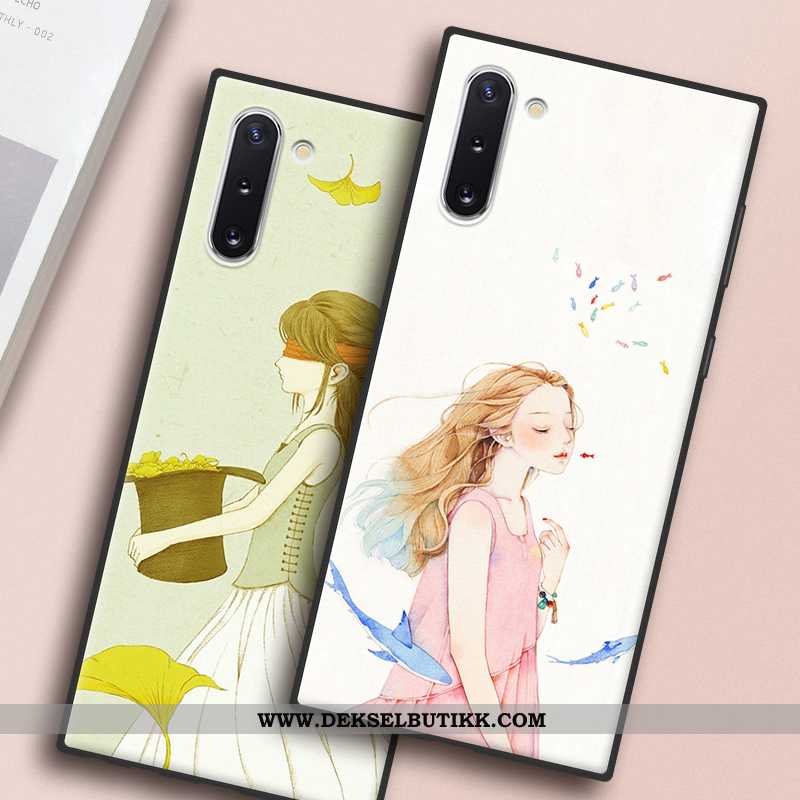 Deksel Samsung Galaxy Note 10 Beskyttelse Etui Stjernene Kunst Hvitt, Samsung Galaxy Note 10 Fersk T