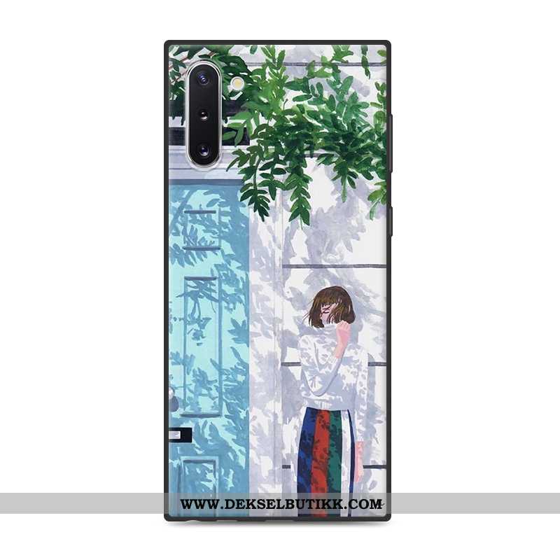 Deksel Samsung Galaxy Note 10 Beskyttelse Etui Stjernene Kunst Hvitt, Samsung Galaxy Note 10 Fersk T