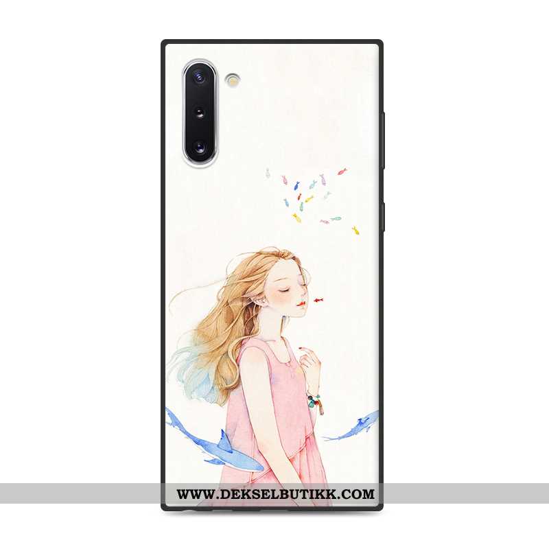 Deksel Samsung Galaxy Note 10 Beskyttelse Etui Stjernene Kunst Hvitt, Samsung Galaxy Note 10 Fersk T