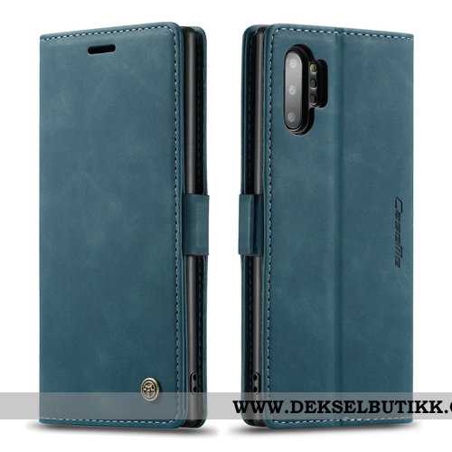 Deksel Samsung Galaxy Note 10+ Kreativ Business Skinndeksel Brun, Etui Samsung Galaxy Note 10+ Besky