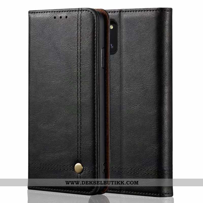 Deksel Samsung Galaxy Note 10 Lite Beskyttelse Clamshell Anti-fall Brun, Etui Samsung Galaxy Note 10