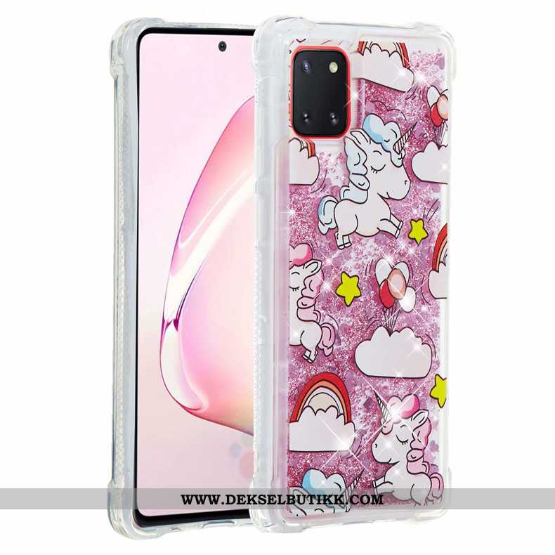 Deksel Samsung Galaxy Note 10 Lite Myke Mobiltelefon Etui Rosa, Samsung Galaxy Note 10 Lite Quicksan