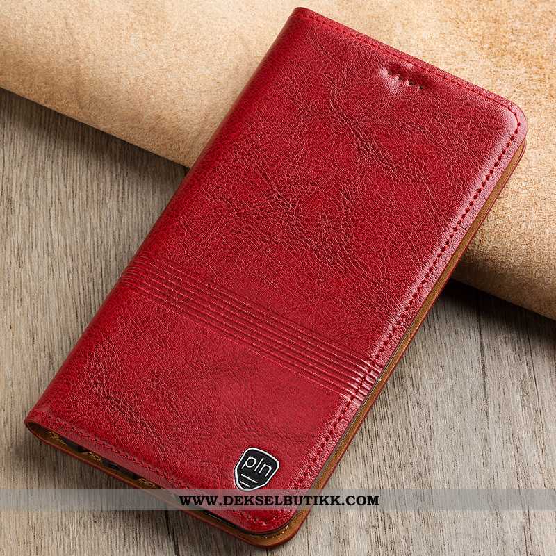 Deksel Samsung Galaxy Note 10 Skinndeksel Etui Anti-fall Folio Brun, Samsung Galaxy Note 10 Beskytte