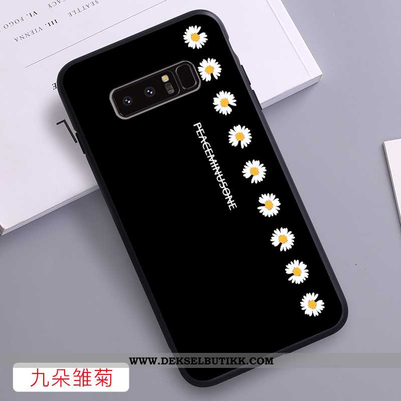 Deksel Samsung Galaxy Note 8 Av Personlighet Silikon Svart Mobiltelefon, Etui Samsung Galaxy Note 8 