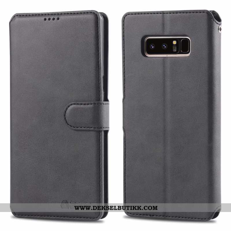 Deksel Samsung Galaxy Note 8 Hengende Ornamenter Alt Inkludert Business Skinndeksel Svart, Etui Sams