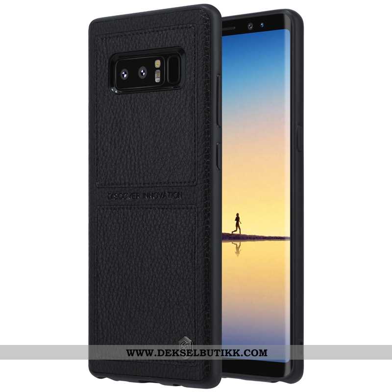 Deksel Samsung Galaxy Note 8 Myke Hard Anti-fall Brun, Etui Samsung Galaxy Note 8 Beskyttelse Rabatt