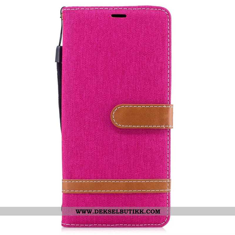 Deksel Samsung Galaxy Note 8 Trend Skinndeksel Alt Inkludert Denim Rød, Etui Samsung Galaxy Note 8 B